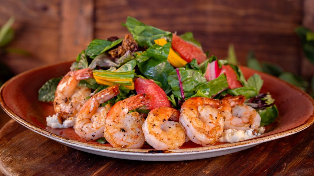 Grapefruit Salad Grilled Shrimp Disneyland