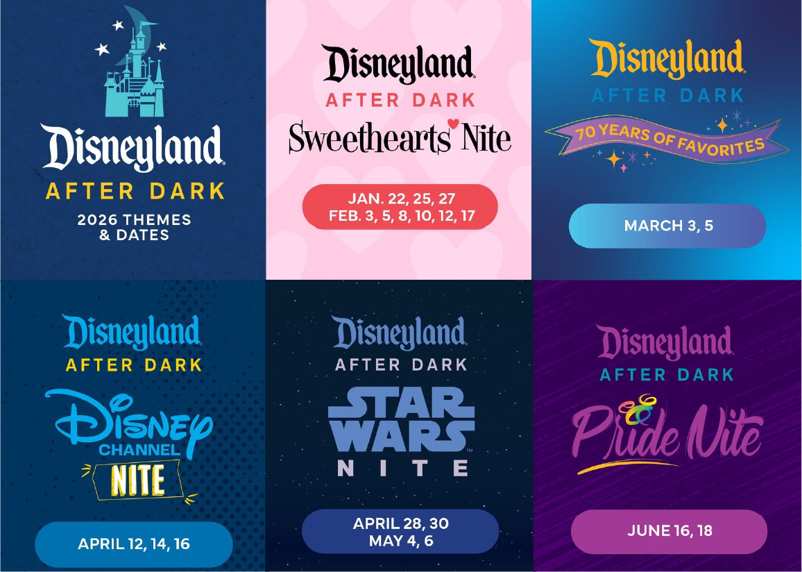 Disneyland 2026 After Dark Events