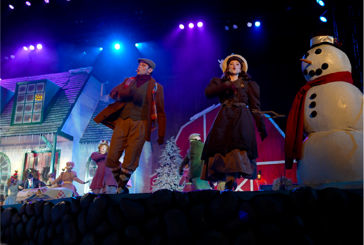 Home for the Holidays stage show at Knott's Merry Farm
