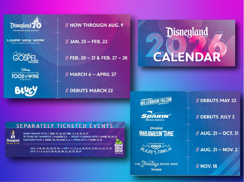Disneyland Event Dates for 2025