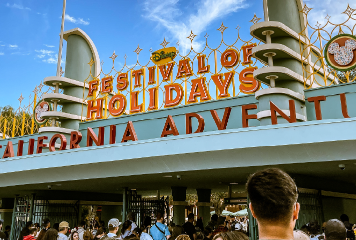 Entrance Gate at Disney California Adventure Park