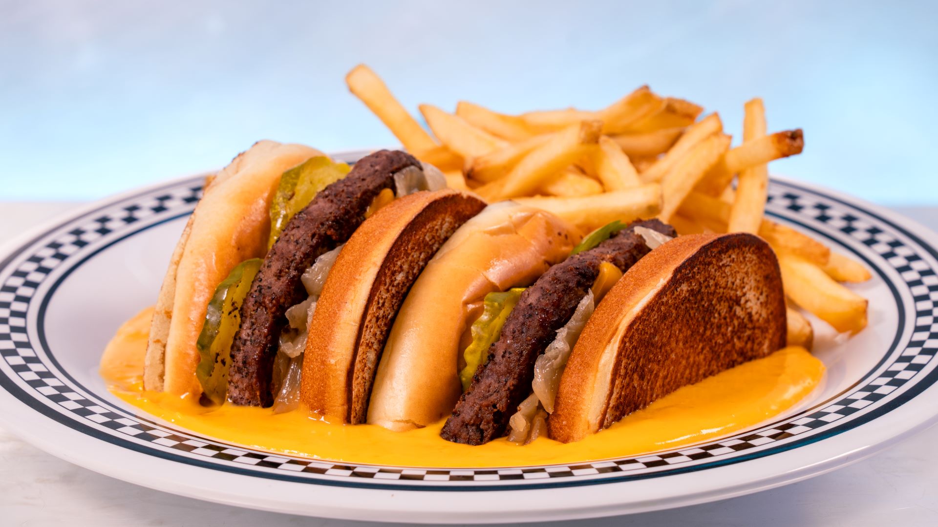 Big Dipper Cheeseburger Flos V8 Cafe