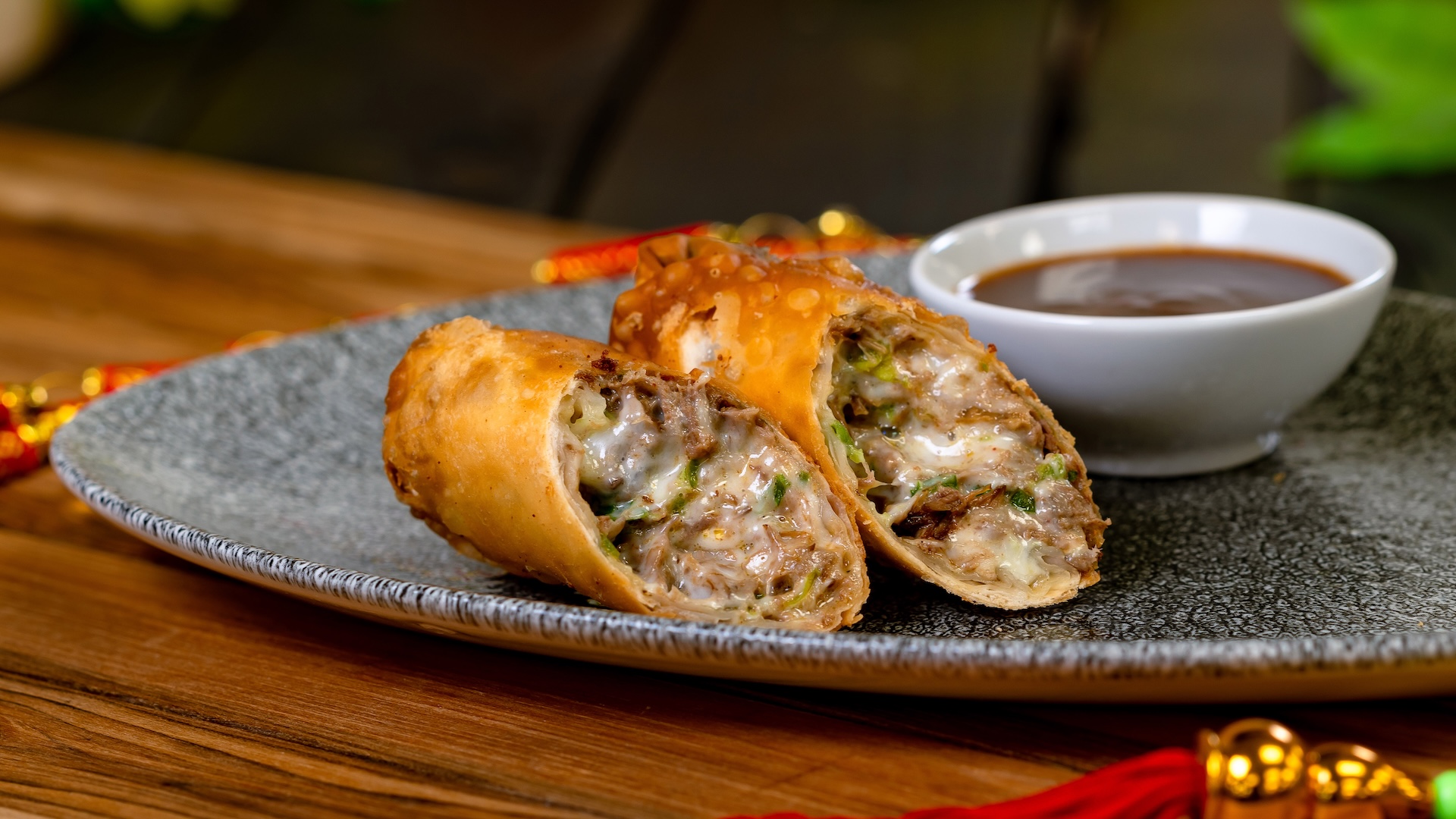Quesabirria Eggroll at Wrapped with Love