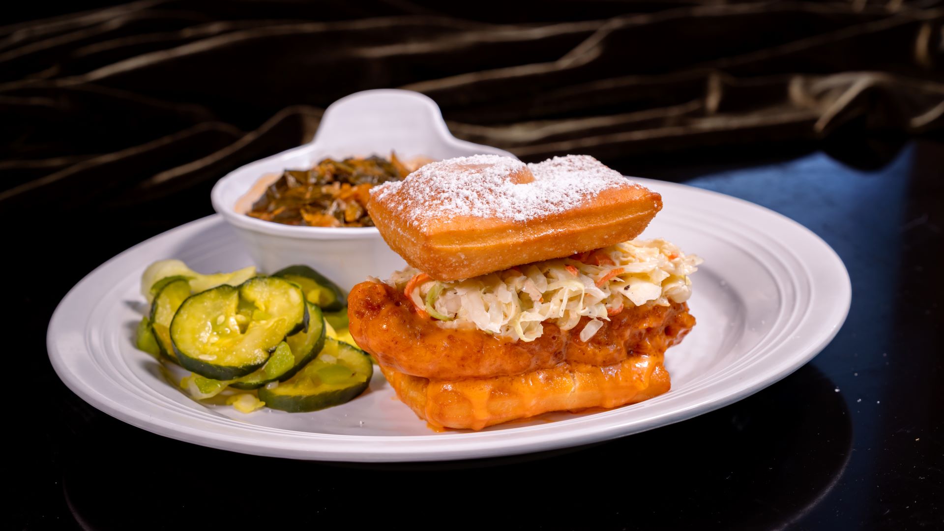 Buffalo Chicken Beignet Sandwich Disneyland