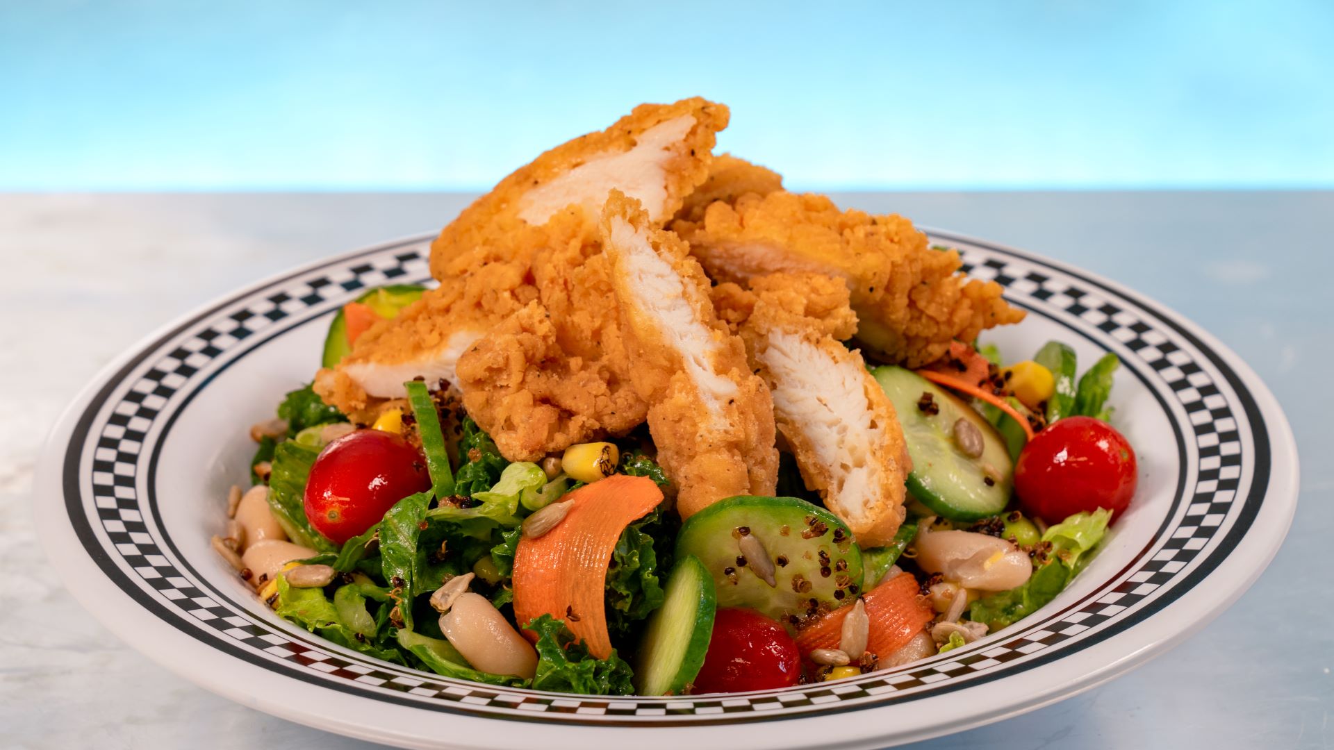 Fillmore Groovy Greens Crispy Chicken Ffenders Disneyland