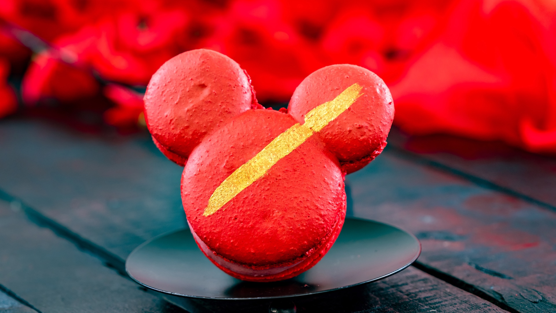 Mickey Shaped Milk tea Macaron