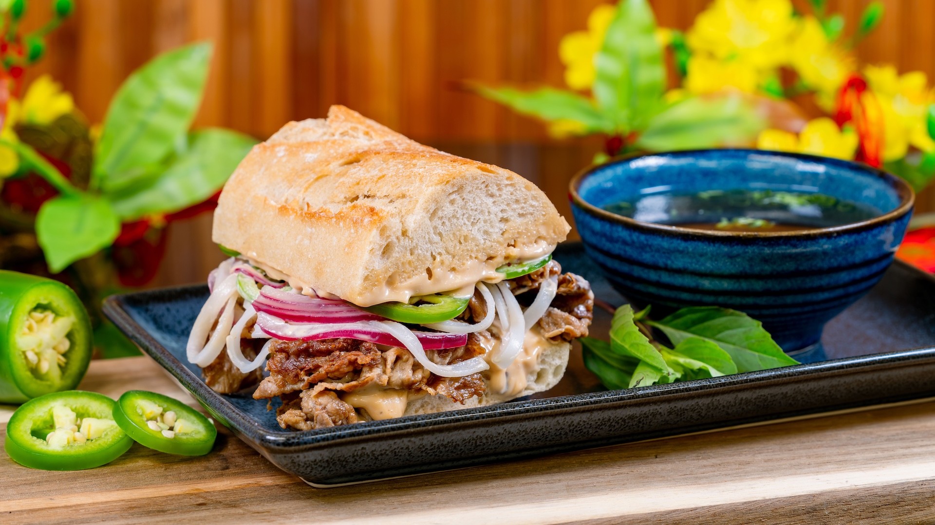 Pho Dip at Lucky 8 Lantern - Lunar New Year Disneyland