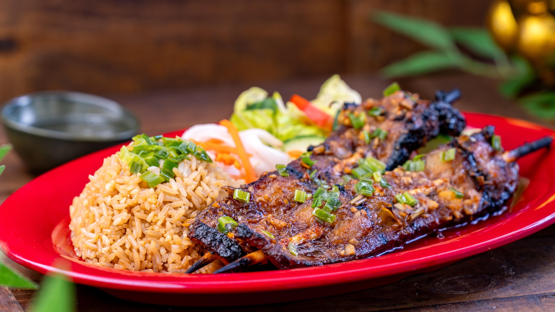 Pork Skewers at Lunar New Year
