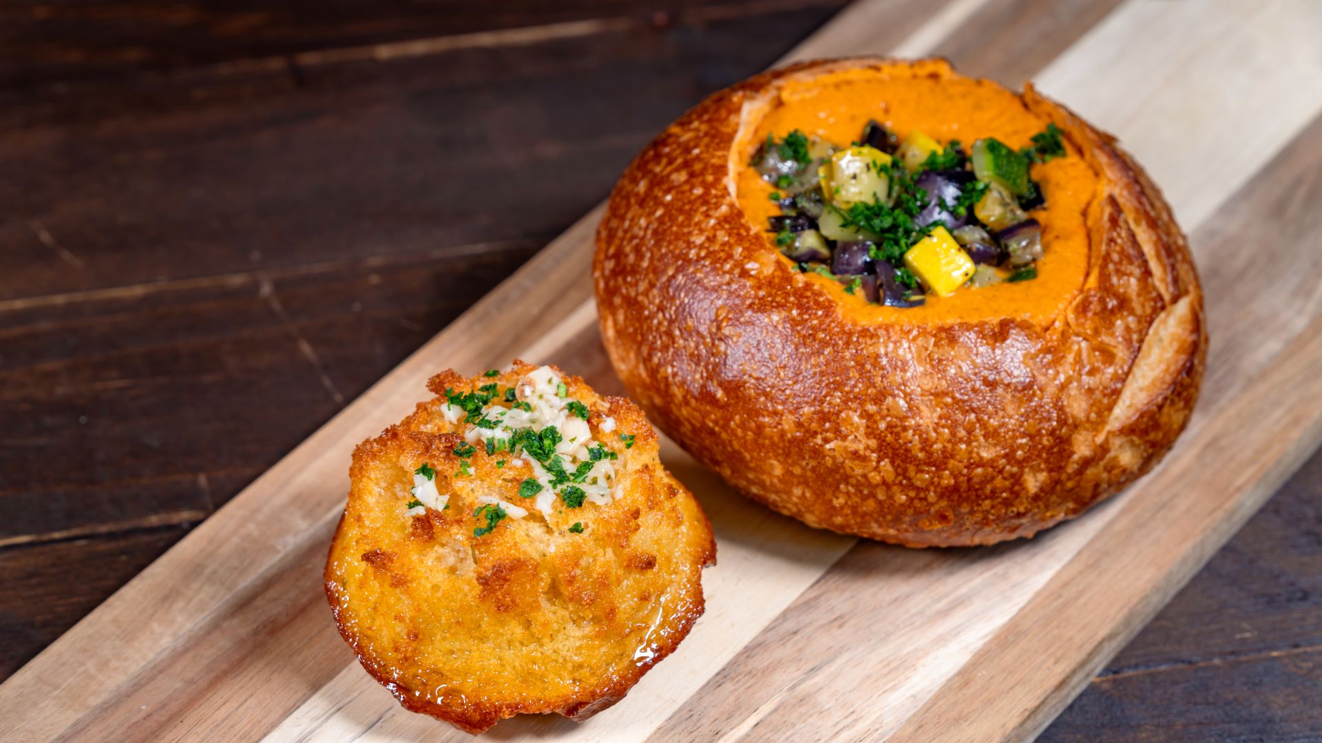 Roasted Vegetable Soup Harbour Galley Disneyland
