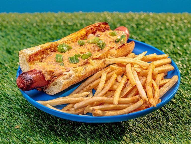 Toasted Garlic Bread Grilled Hot Dog - Knott's Wilderness Dogs