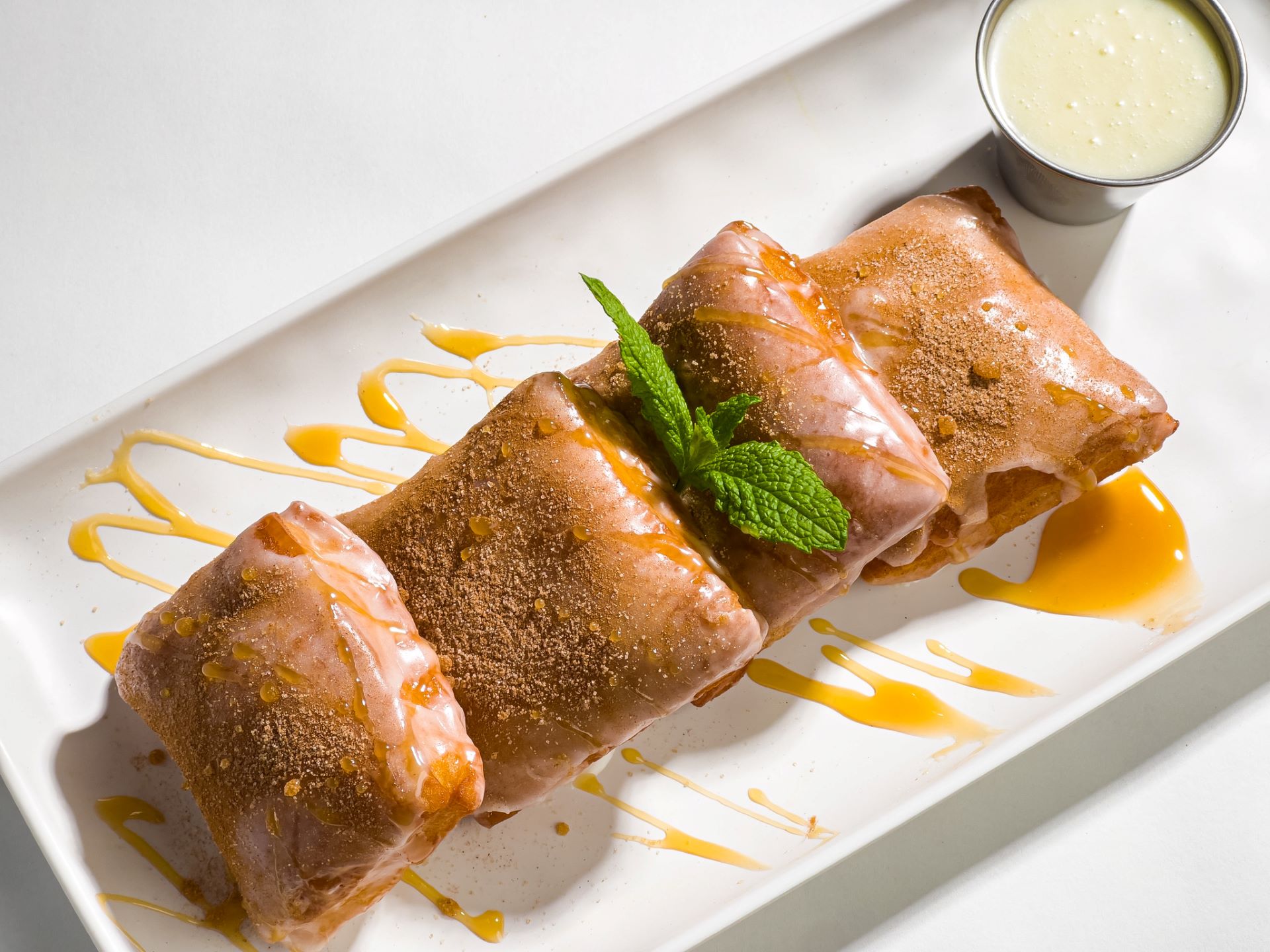 Bananas Foster at Beignets Express Downtown Disney District