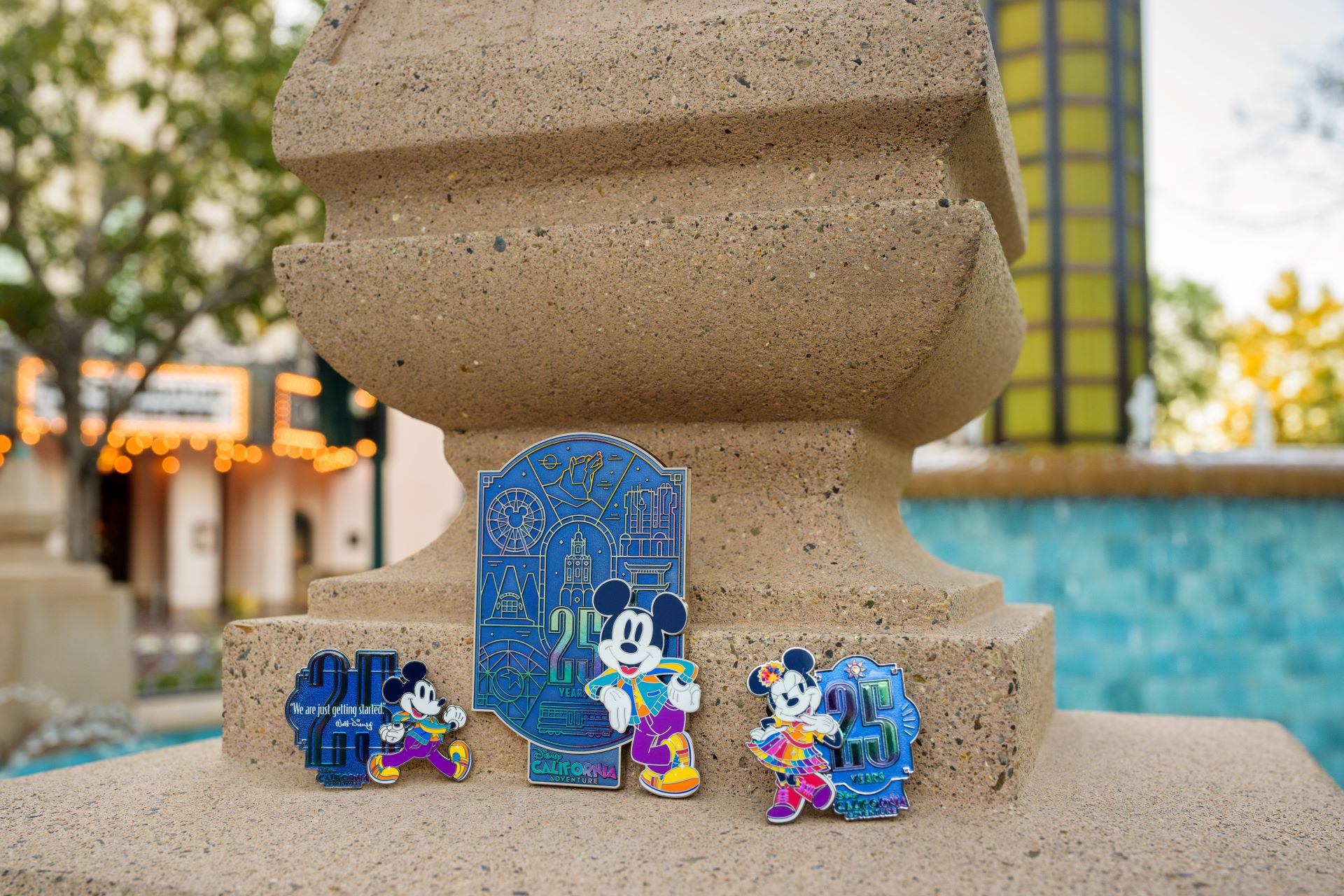 California Adventure Park 25th Anniversary Pins
