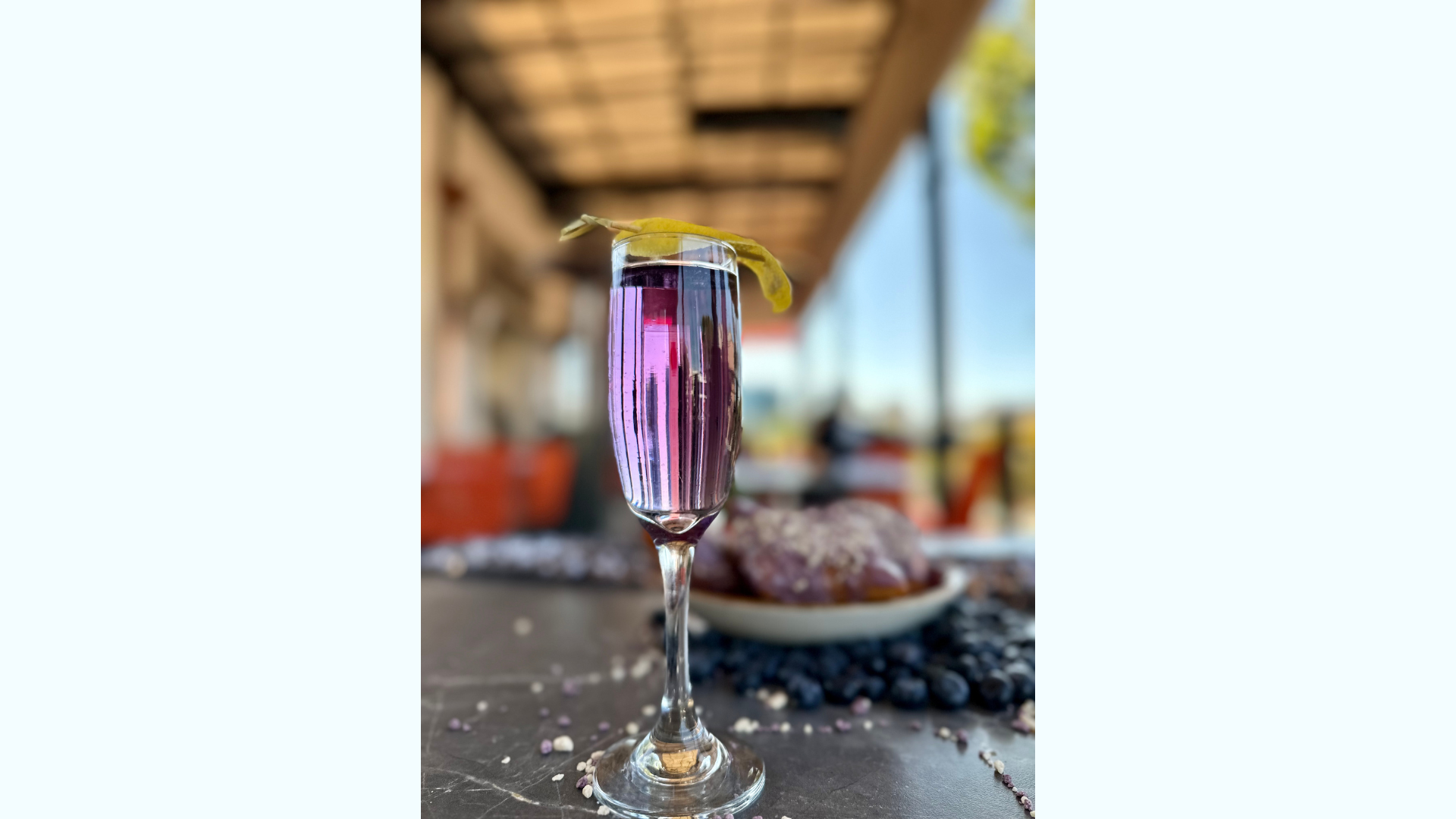 French 70 Drink at Jazz Kitchen