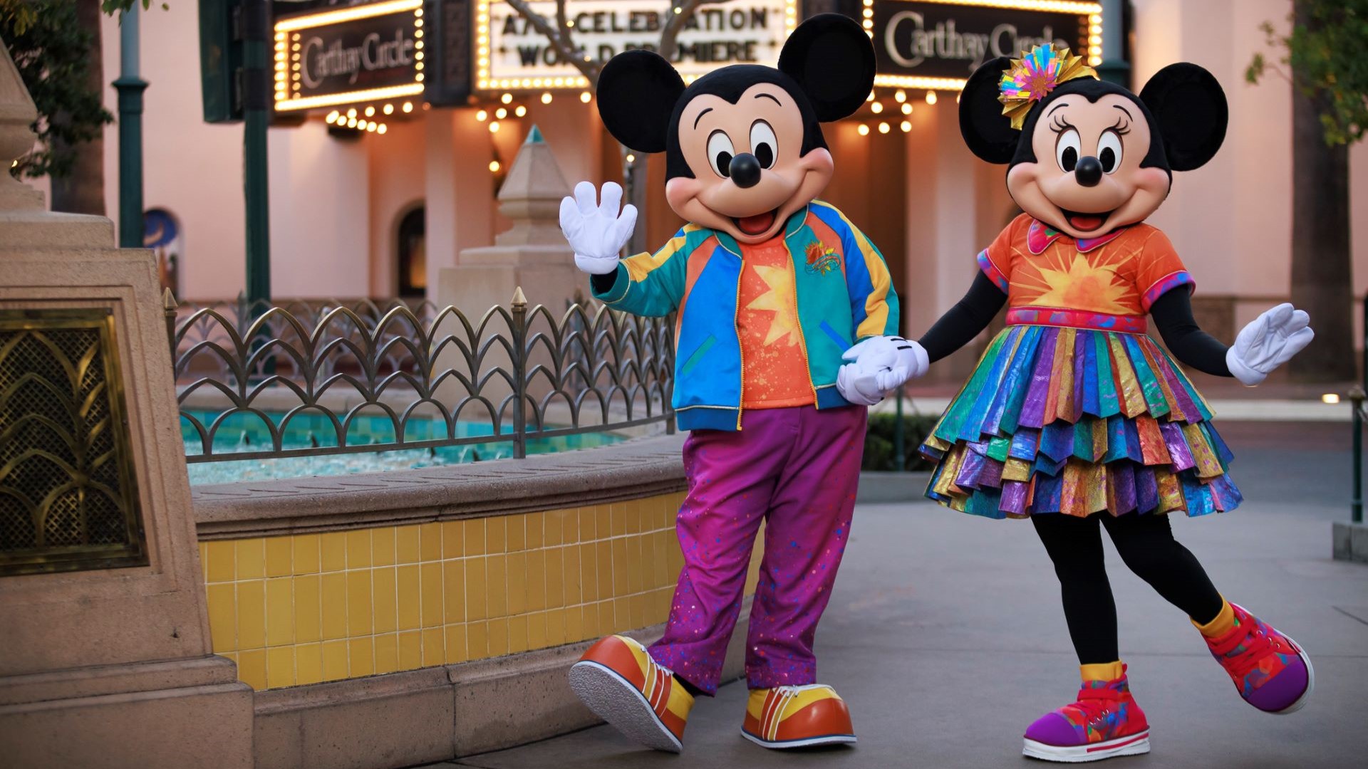 Mickey and Minnie New Attire for California Adventure Park 25th Anniversary