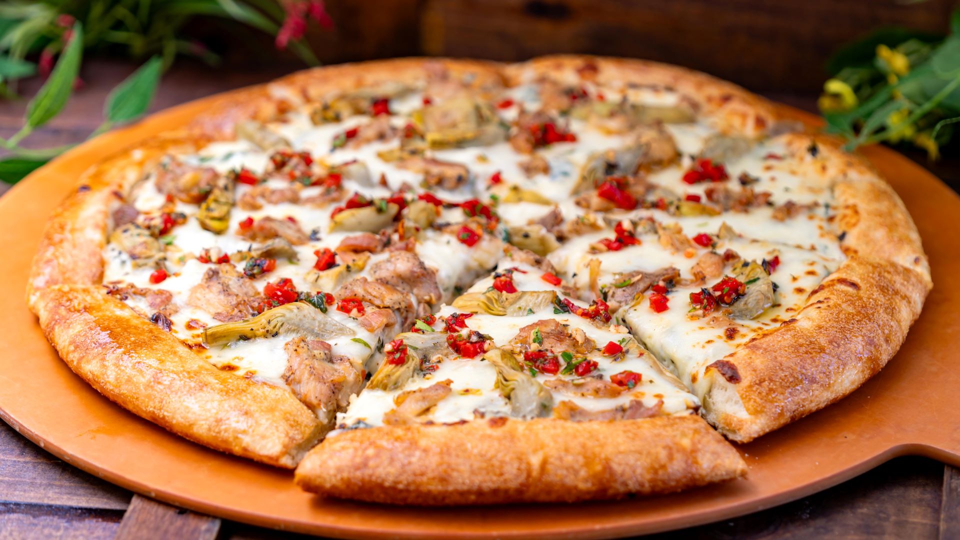 Chicken Spinach Artichoke Dip Pizza DCA Food & Wine Festival 2026