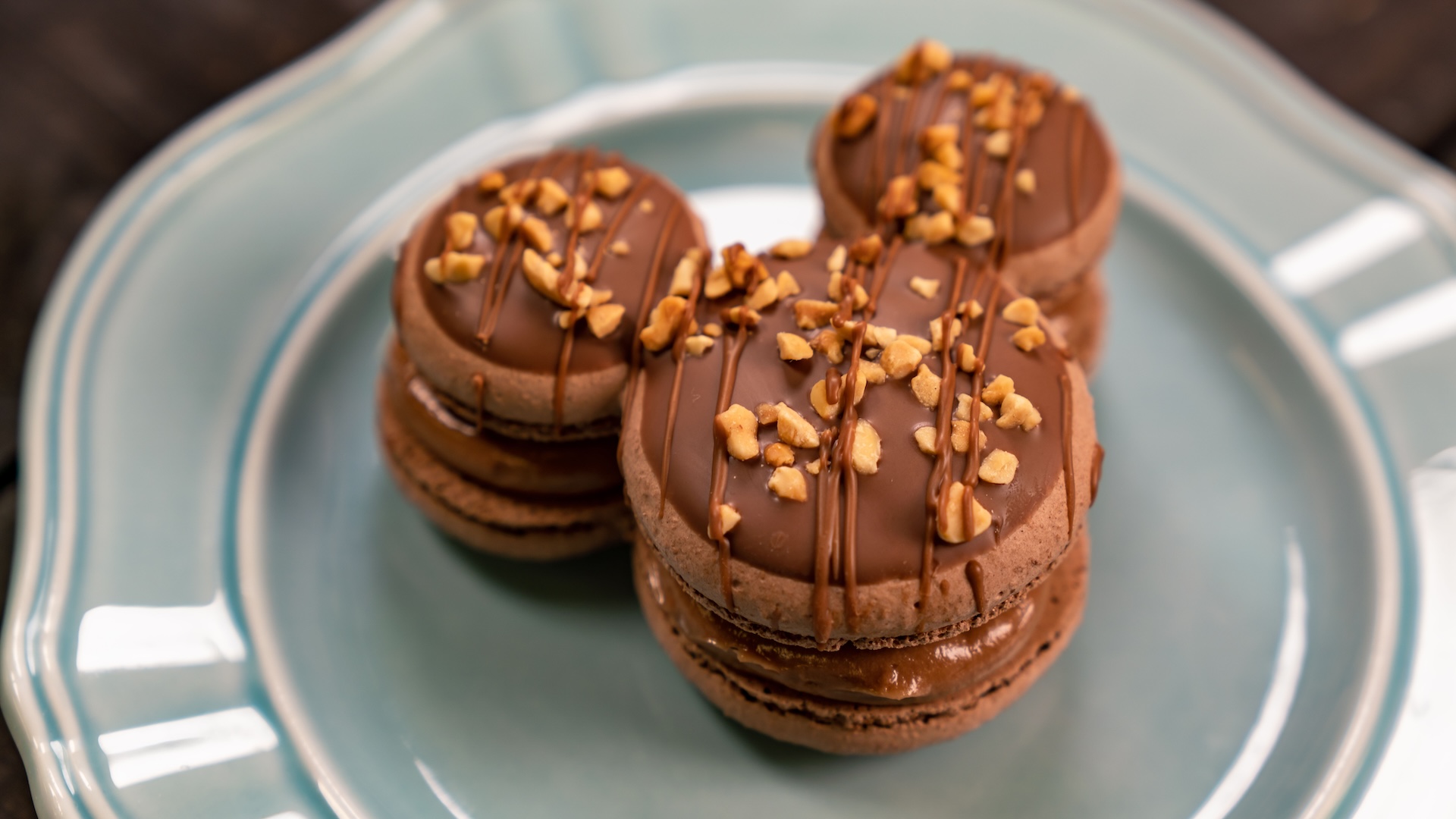 Mickey Shaped Snickers Macaron DCA Food & Wine Festival 2026