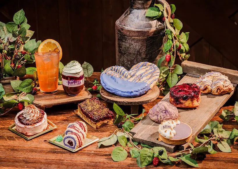 Knotts Boysenberry Festival 2026 Ghost Town Bakery Tasting Card Menu